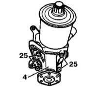  Разборка и сборка насоса усилителя рулевого управления Mercedes-Benz W220